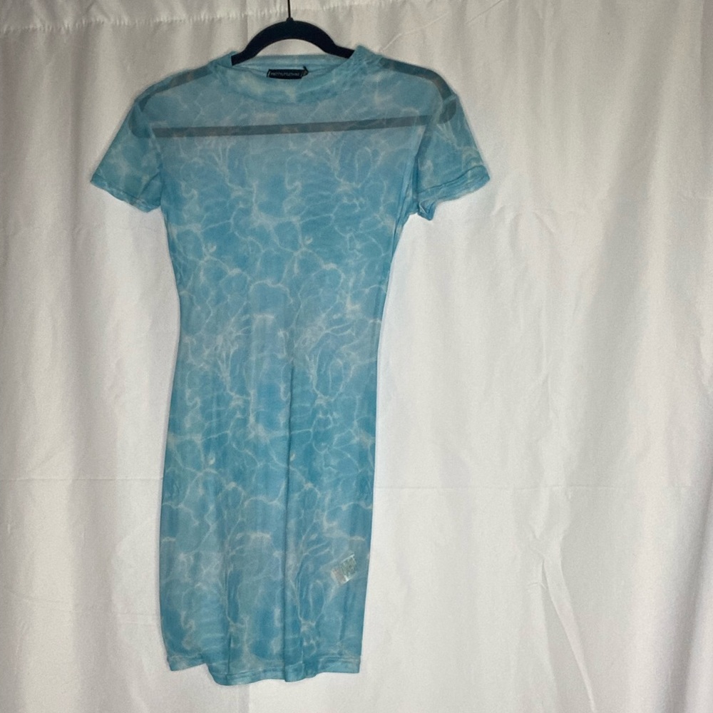 Mesh slip Dress/ Cover up - Picture 3 of 4